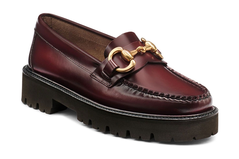 A fashion editor reviews the G.H. Bass Whitney Loafer. The classic style features a small heel, leather exterior, and cushioned insoles. Grab them today for $175.