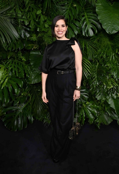 At the 2024 Chanel and Charles Finch pre-Oscar dinner in Beverly Hills, Kristen Stewart wore a super sheer Chanel look. See more stars' red carpet looks, from Margot Robbie to America Ferrera and Usher.