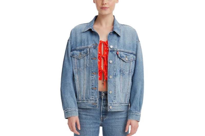 Look of the Day for March 5, 2024 features Julianne Moore in a Canadian tuxedo, which nods to Reese Witherspoon, Gigi Hadid, Blake Lively, and more. Shop similar spring-ready jean jackets from Amazon, Nordstrom, J.Crew, and Madewell.