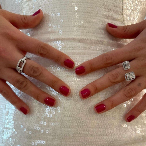 Playfully glamorous is the best way to describe Selena Gomez’s nail looks, ranging from cool classics to vivid and bedazzled.