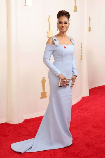 The 2024 Oscars' most colorful red carpet trend featured soft seafoam greens and baby blue hues. Stars like Emma Stone, Da'vine Joy Randolph, and Florence Pugh all stunned in the watery shades. See all the looks that defined this color trend at the Oscars.