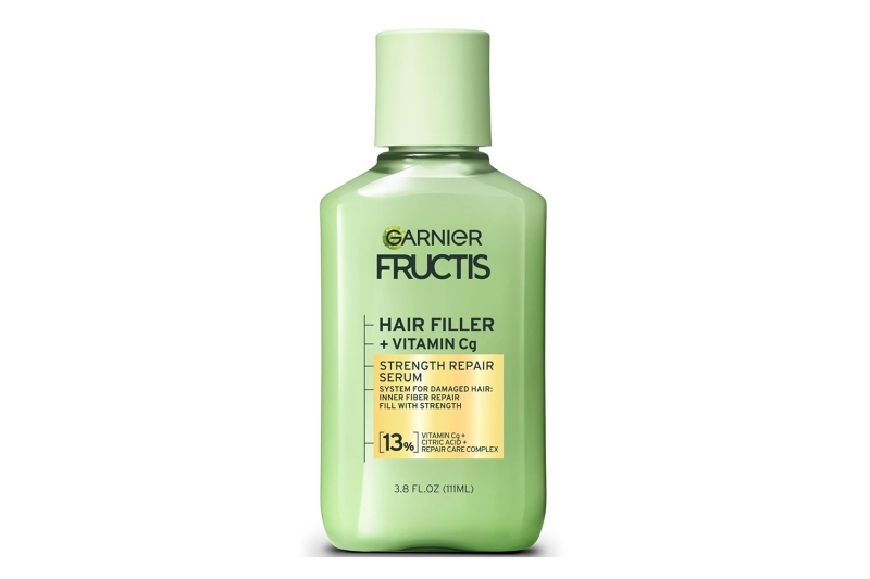 Celebrity hairstylist Dimitris Giannetos used Garnier Fructis’ Hair Filler Strength Repair Serum on Shania Twain. Shop it for $9 on Amazon.