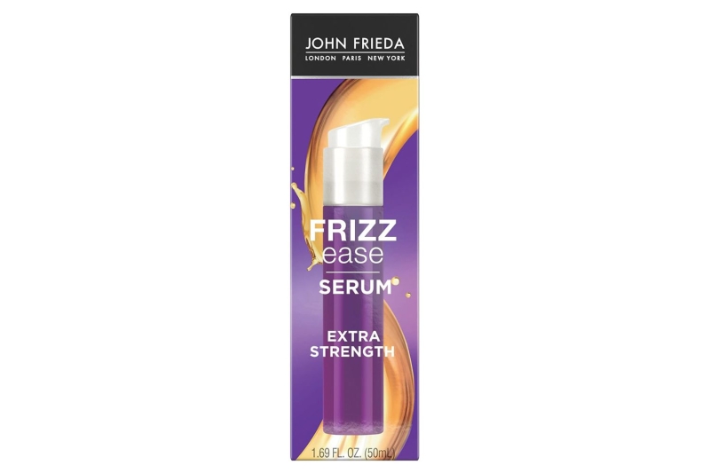 The John Frieda Frizz Ease Extra Strength Serum is $9 at Amazon for a limited time. The lightweight formula fights all types of frizz, from dryness-induced frizz and scraggly hair due to environmental factors.