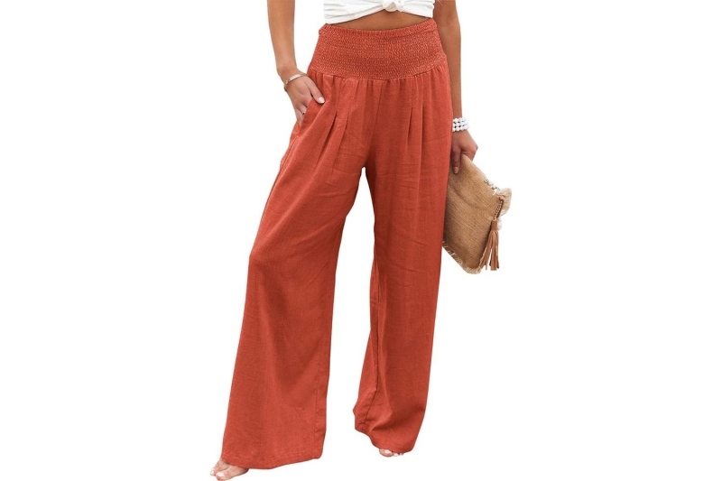 Amazon shoppers love the Vansha Linen-Blend Palazzo Pants that feel like pajamas. Shop the up-to 45 percent off wide-leg summer trousers in sizes S to XXL for as low as $29 on Amazon.