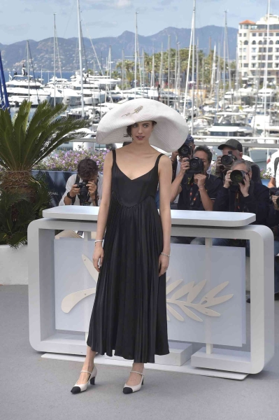 Andie MacDowell wore a chic floral maxidress when stepping out in Cannes.