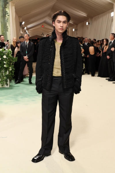 Bright Shines in Burberry at the 2024 Met Gala