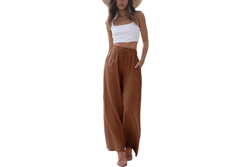 I’m packing Faleave’s Linen Palazzo Pants for my cruise because they’re lightweight, come in easy-to-style shades, and are available for $26 at Amazon.