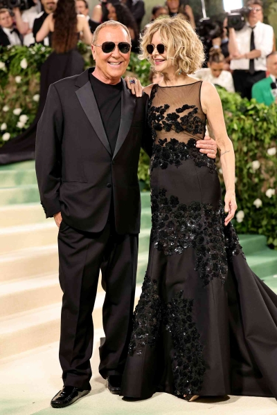 Meg Ryan attended the 2024 Met Gala—her first in more than 20 years—wearing a sheer black Michael Kors gown. See her full look here.