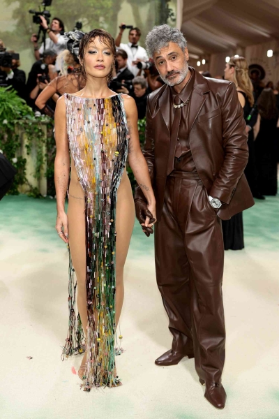 Rita Ora wore a naked dress made out of beads from second century B.C. to the 2024 Met Gala.