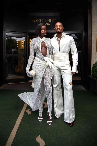 Take an exclusive behind-the-scenes look at how fashion designer LaQuan Smith created supermodel Adut Akech's 2024 Met Gala look.