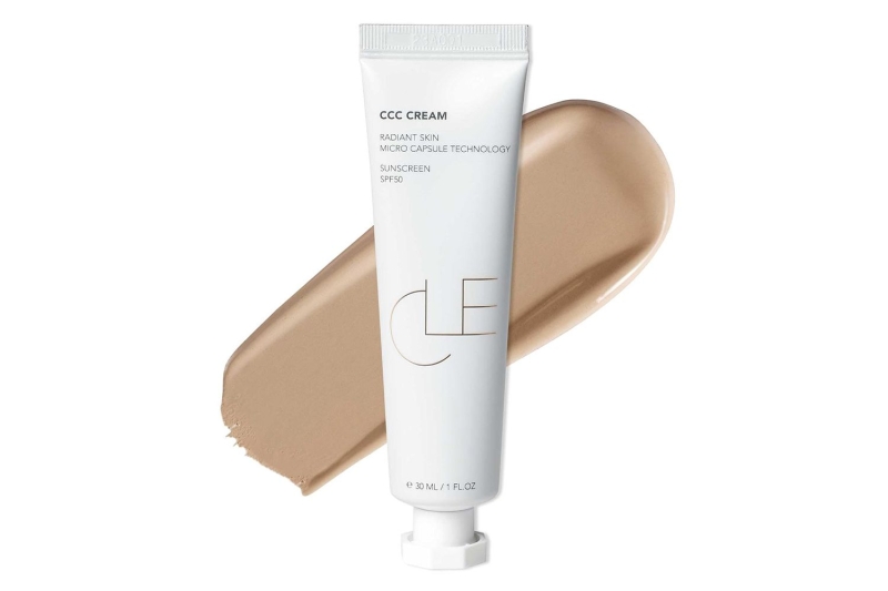 The Cle Cosmetics CC Cream is a tone-adapting skin tint that contains skincare ingredients to brighten and hydrate. Plus, it also functions as a primer and gives foundation a lit-from-within glow.