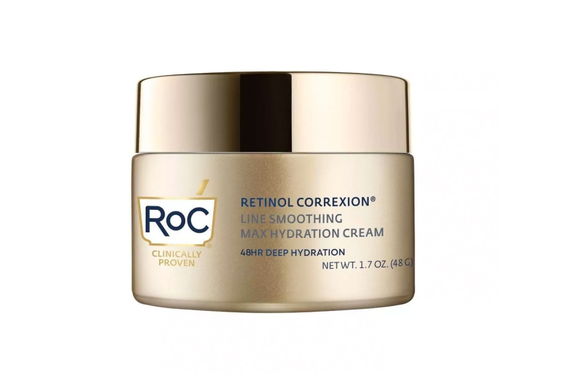 The RoC Retinol Correxion Line Smoothing Max Hydration Cream is used by Sarah Jessica Parker and has more than 9,000 five-stars at Amazon. Shop it on sale at Amazon for $27.
