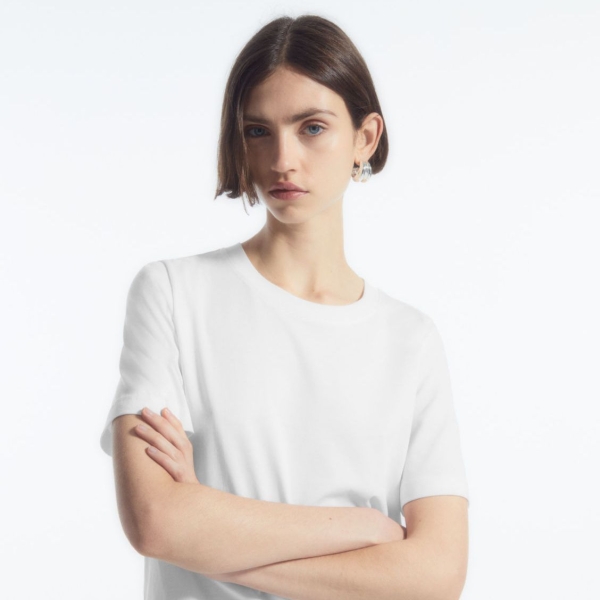 A crisp, classic white T-shirt is a wardrobe staple to always have in your closet. Discover the white tees InStyle editors swear by, here.