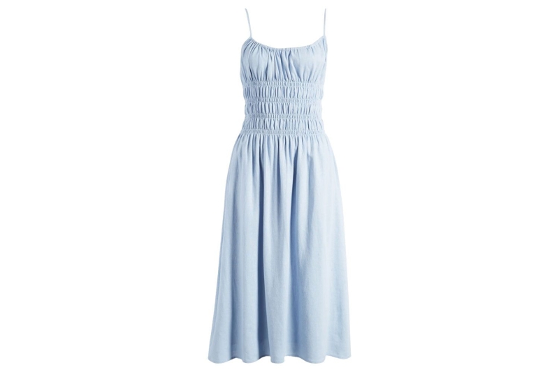 A fashion editor is shopping these eight linen dresses for summer, including styles from J.Crew, Hill House Home, Madewell, and Nordstrom. The must-have, breezy dresses start at $29, and will be a saving grace come summer months.