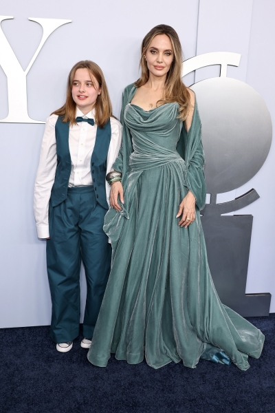 Angelina Jolie and Daughter Vivienne Deliver a Matching Fashion Moment at the 2024 Tony Awards