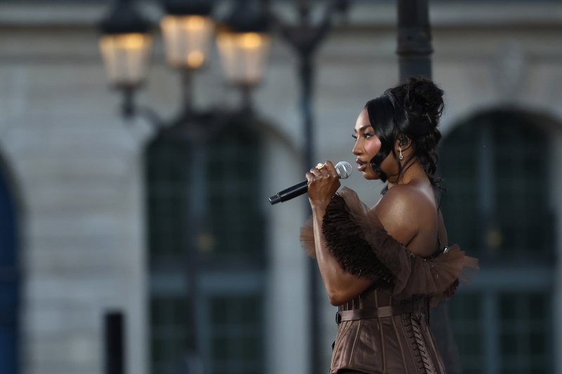 Aya Nakamura Kicks Off Vogue World 2024 in an Haute Couture Gown by Jean Paul Gaultier