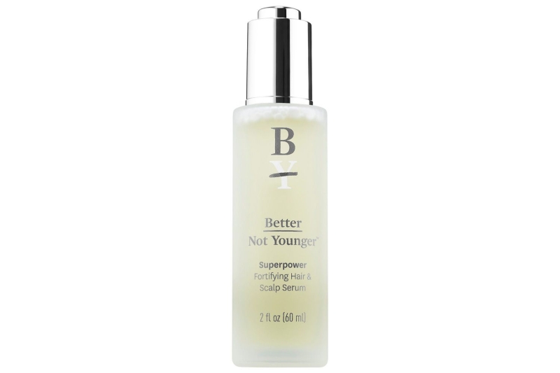 Better Not Younger’s Superpower Fortifying Hair and Scalp Serum helps with shine, shedding, and growth according to shoppers. Shop it for $49 at Better Not Younger and Amazon.