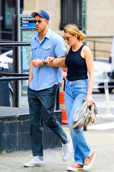 Blake Lively and Ryan Reynolds Model His & Hers Shoes