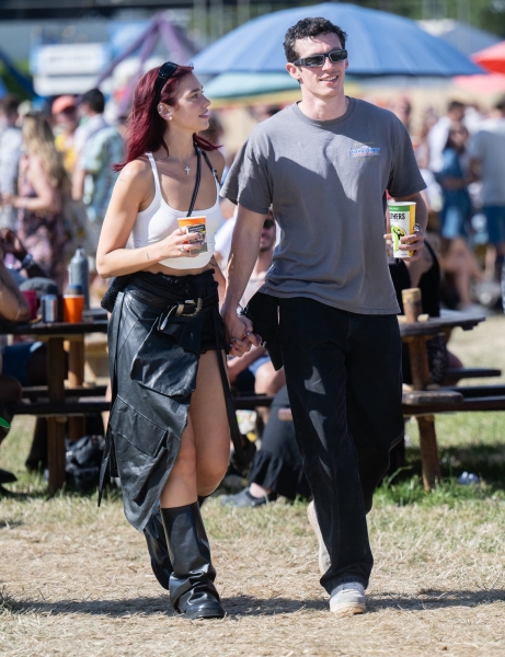 Dua Lipa and Callum Turner Nail a New Kind of Festival Style at Glastonbury