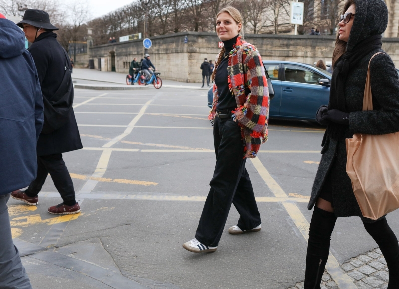 Fashion Week Street Style Runs on Adidas