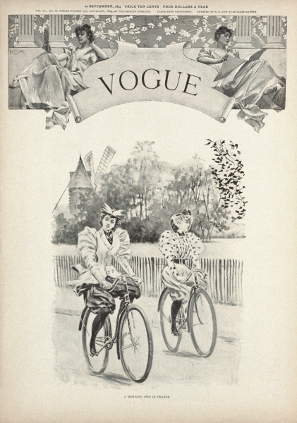 From the Archives: Bicycles in Vogue