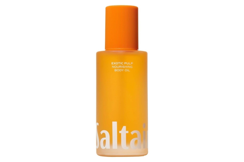 I swear by Saltair’s Exotic Pulp Body Oil for locking in moisture, softening rough skin, and for smelling like a tropical vacation. Shop it for $22 on Amazon.