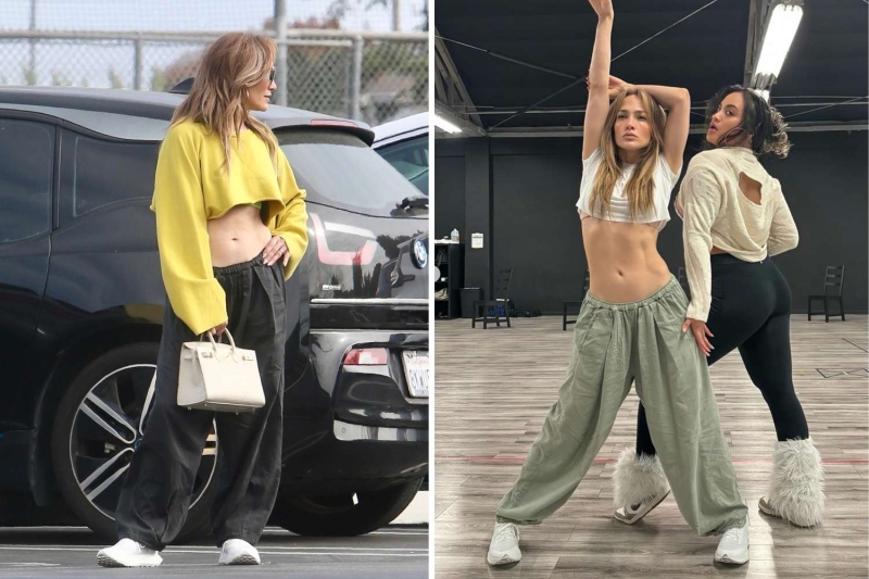 Jennifer Lopez has worn the Free People To the Sky Parachute Pants several times, and her comfy pants are still in stock. Shop the jeans-alternative in seven colors at Free People before they sell out.