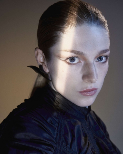‘The Hunger Games’ star and face of Mugler’s Angel Elixir is ready for wherever the night takes her.