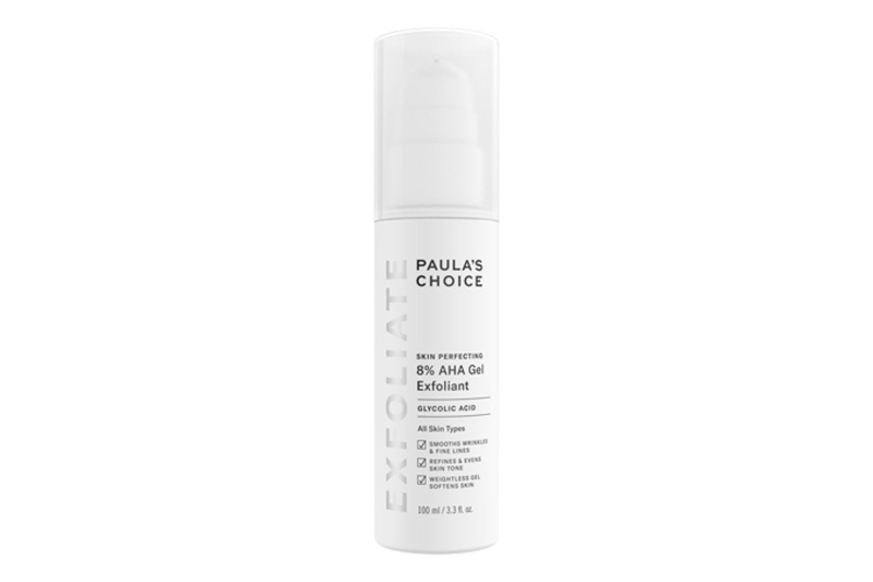 Paula’s Choice Skin Perfecting 8% AHA Gel Exfoliant contains glycolic acid along with soothing ingredients that remove dead skin build up to reveal a smoother complexion. Score this $37 face exfoliator that visibly improves wrinkles and uneven skin tone.