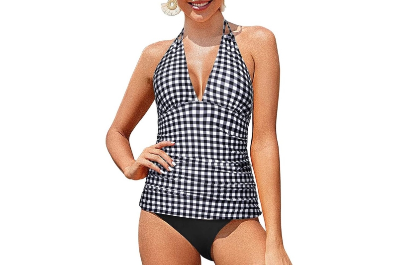 Reese Witherspoon and Brooke Shields inspired a fashion editor to wear gingham swimsuits, including styles from Lands’ End, Vineyard Vines, Nordstrom, and Amazon. Shop the summer swimwear trend, starting at $20.