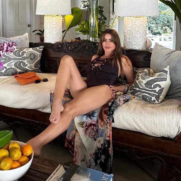 Sofía Vergara wore a sexy one-piece swimsuit including a plunging lace-up front. Shop similar flattering swimwear at Nordstrom and Amazon, starting at $35.