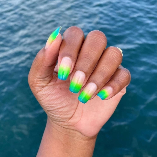 Summer ombré nails are among the easiest DIY manicures. Here, find 20 summer ombré nail ideas to experiment with in the weeks and months to come.