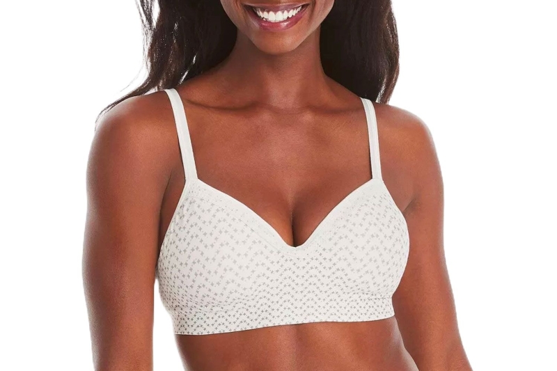 The Hanes X-Temp Wireless Bra is designed with cooling technology that’s ideal for summer, along with a comfortable and supportive design. It features T-shirt-friendly cups and is just $17 at Target.