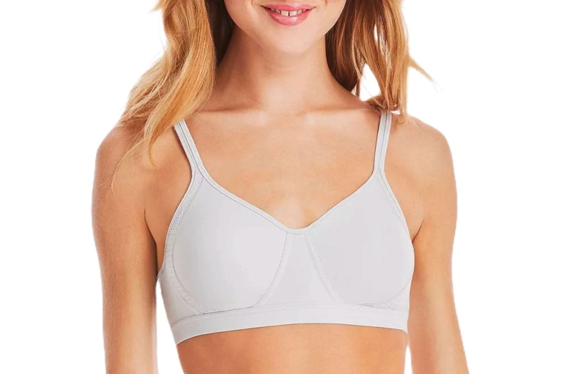 The Hanes X-Temp Wireless Bra is designed with cooling technology that’s ideal for summer, along with a comfortable and supportive design. It features T-shirt-friendly cups and is just $17 at Target.
