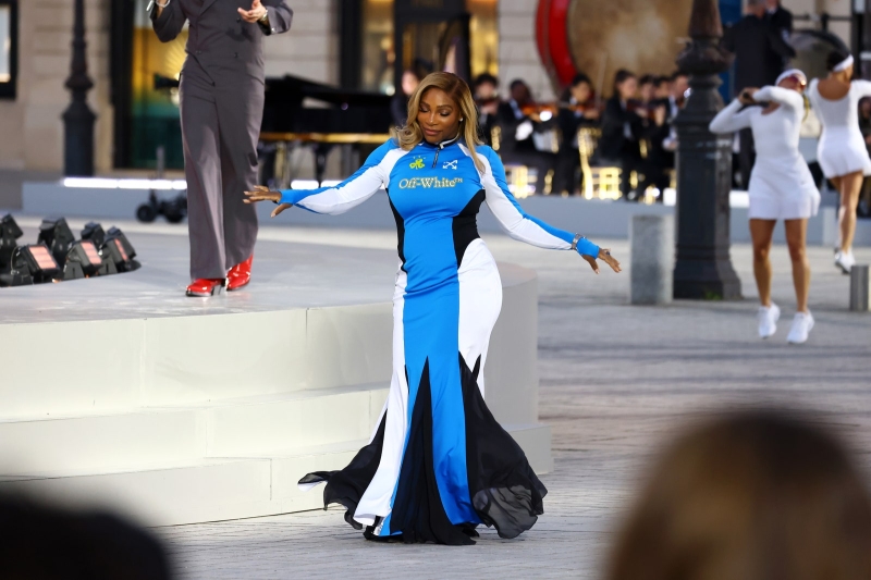 Venus and Serena Williams Serve Up Sporty Style in Marine Serre and Off-White at Vogue World 2024 in Paris