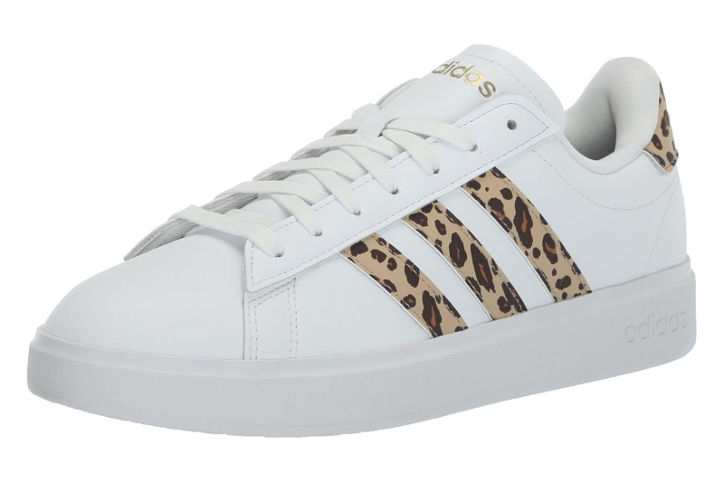 Adidas Grand Court 2.0 tennis shoes are on sale during Amazon Prime Day 2024. Shop sneaker deals from Amazon, including the on-sale Adidas Stan Smith sneakers Amal Clooney wore.