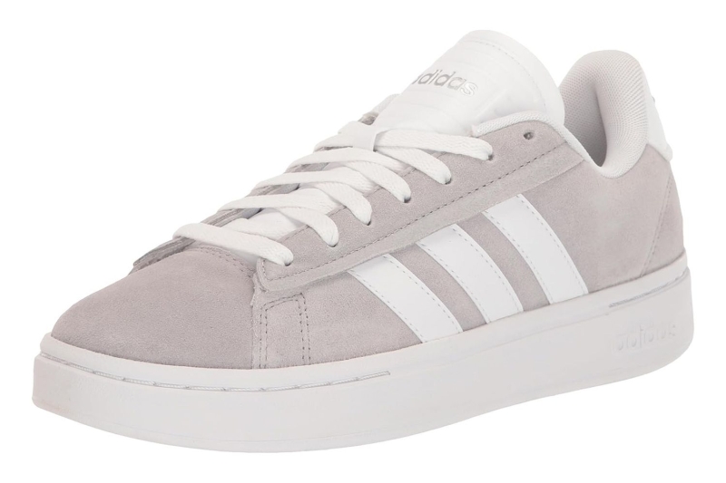 Adidas Grand Court 2.0 tennis shoes are on sale during Amazon Prime Day 2024. Shop sneaker deals from Amazon, including the on-sale Adidas Stan Smith sneakers Amal Clooney wore.