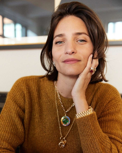 As part of InStyle's How I Get Dressed series, Super Smalls founder Maria Dueñas Jacobs shared her jewelry styling tips, her love for uniform dressing, and why you can (and should) wear kids' jewelry with a gown.