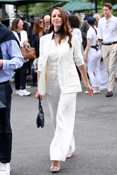 At Wimbledon, Women Ace Summery Suiting