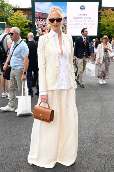 At Wimbledon, Women Ace Summery Suiting