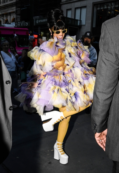 Cardi B Was In Full Bloom at Marc Jacobs