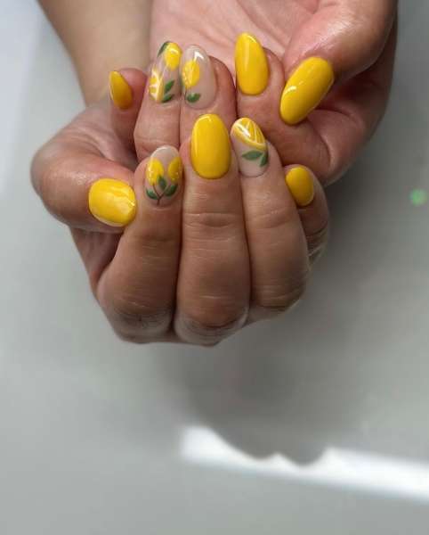 Citrus nails are everywhere right now. Limes, lemons, oranges, and grapefruit make for nail art that's fun, (often) intricate, and perfect for summer. Here are 14 gorgeous options.