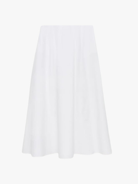 Easy, Breezy Summer Dressing Starts and Ends With a White Poplin Skirt