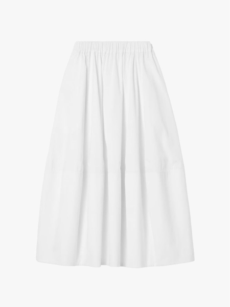 Easy, Breezy Summer Dressing Starts and Ends With a White Poplin Skirt