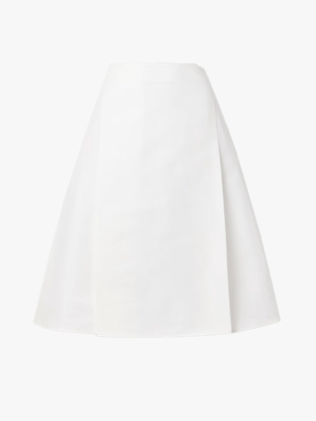 Easy, Breezy Summer Dressing Starts and Ends With a White Poplin Skirt