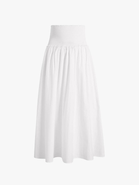 Easy, Breezy Summer Dressing Starts and Ends With a White Poplin Skirt