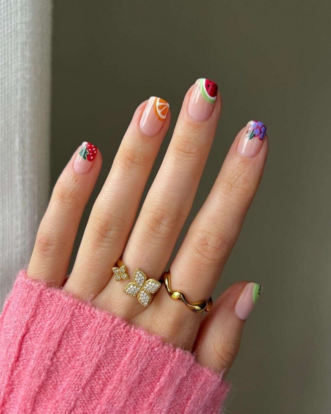 From juicy colors to more maximalist 3D creations, fruit nail designs are everywhere this season. Scroll through 25 inspirational manicures here.