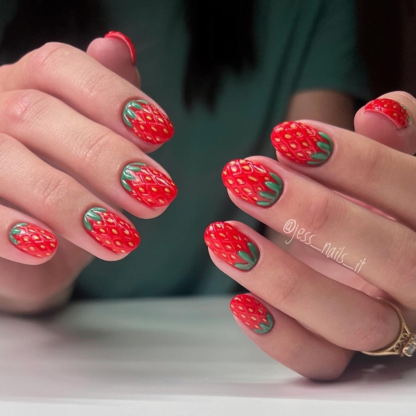 From juicy colors to more maximalist 3D creations, fruit nail designs are everywhere this season. Scroll through 25 inspirational manicures here.