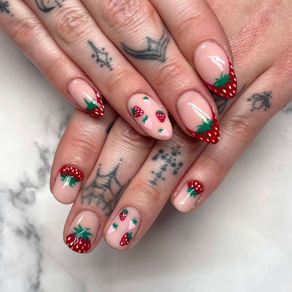 From juicy colors to more maximalist 3D creations, fruit nail designs are everywhere this season. Scroll through 25 inspirational manicures here.