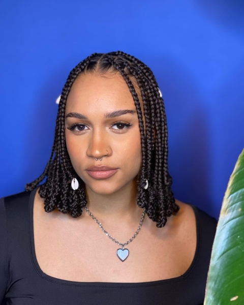 From Koroba braids to beaded styles, scroll through an array of fresh and sleek shoulder-length bob braids hairstyles for inspiration. Plus, get expert tips on finding the right look for you.